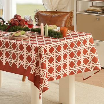 『百貨屋二號』新年桌布餐桌布置長方形圣誕節過年喜慶紅色節日氛圍感布置餐桌布