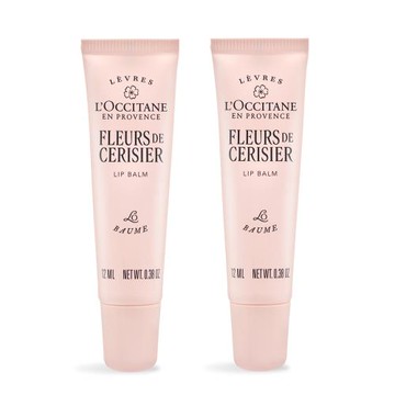 LOCCITANE 歐舒丹 櫻花護唇膏(12ml)X2-新版-百貨公司貨