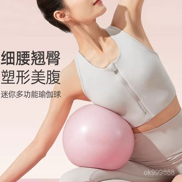 【台灣出貨】提拉皮斯球 普拉提小球 瑜珈抗力球 健身球 韻律球 瑜珈球 翹臀球 塑形美腿球  NIKW
