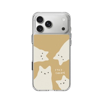 iPhone 17 Pro Max Clear Case（相機按鈕） 透明 - ilovedoodle (Lim Heng Swee) - Stay Curious - 保持好奇心
