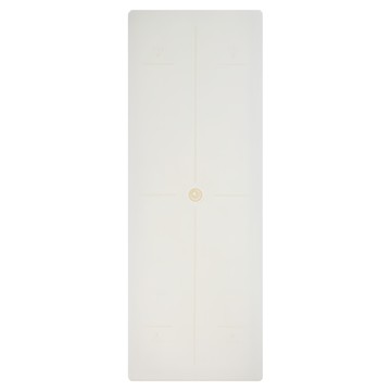 VCSTYLE 乾濕止滑天然橡膠瑜珈墊 體位線  1850 x 680 x 4.5mm  白色  1個