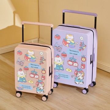 【台灣公司 可打統編】卡通可愛密碼箱行李箱輕音萬向輪箱結實耐用旅行箱學生拉桿 h8158