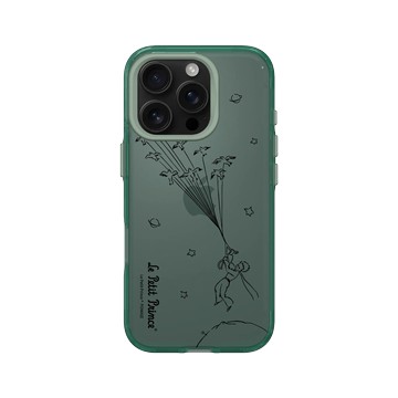 iPhone 16 Pro Clear 憂墨綠 - Le Petit Prince 小王子 - 飛翔在空中