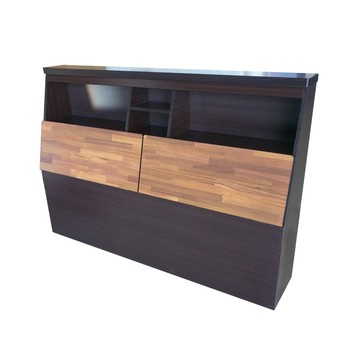 【UHO】胡桃雙色6尺雙人加大床頭箱