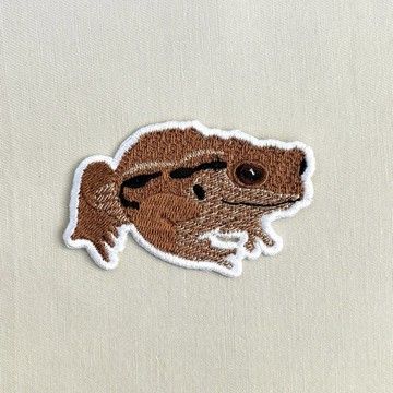 刺繡貼布 ■ 都築蛙 ■ 青蛙