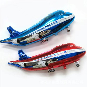 [Hare.D]現貨 飛機 氣球 鋁膜氣球 飛機造型氣球 慶生佈置 飛機氣球 派對佈置 氣球派對