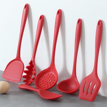 硅膠鍋鏟不粘鍋專用鏟家用不傷鍋炒菜鏟子炒勺湯勺耐高溫廚具套裝