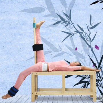 實木拉筋凳拉筋器拍打拉伸多功能韌帶拉筋板拉筋床腰椎健身椅瑜伽 LPS105 公司貨 保售後 快速出貨