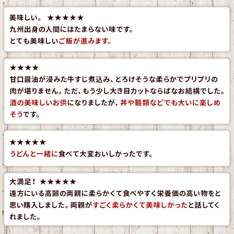 牛すじ どて煮 国産 醤油味 牛すじ煮込み レトルト 博多 屋台風 コラーゲン 常温保存 送料無料 メール便 125g×2パック おつまみ おかず 非常食