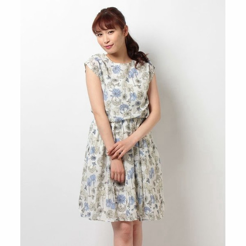 テチチ Te Chichi 花柄プリントワンピース 通販 Lineポイント最大0 5 Get Lineショッピング