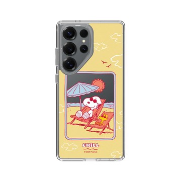 Galaxy S25 Ultra Clear 透明 - 史努比 Snoopy - 曬太陽