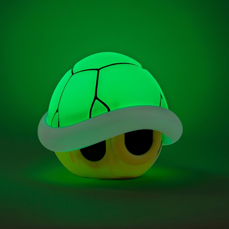 【暢銷產品 】任天堂瑪利歐綠龜殼發聲小夜燈