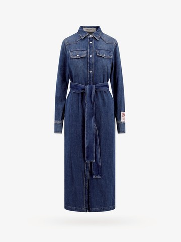 Dana denim chemisier dress - GOLDEN GOOSE DELUXE BRAND - gender_Woman