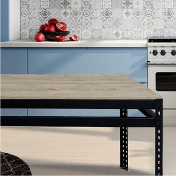 工業風餐桌｜免螺絲角鋼經典款