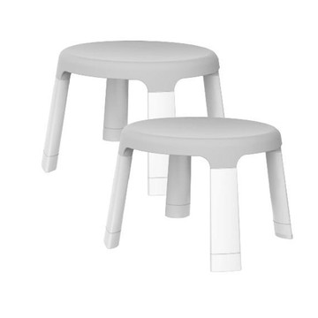 新加坡 Oribel - 遊戲桌配件 二入椅-灰