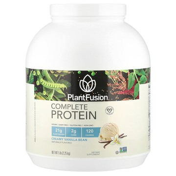 PlantFusion, 全蛋白，奶油香草豆味，5 磅（2.25 千克）