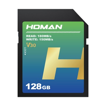 HOMAN SDXC UHS-I V30 128GB 記憶卡 公司貨