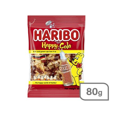 HARIBO哈瑞寶Q軟糖80g-可樂風味