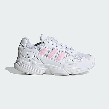 Adidas Falcon EL C IF8579 中童 休閒鞋 運動 復古 三葉草 透氣 舒適 穿搭 白 粉
