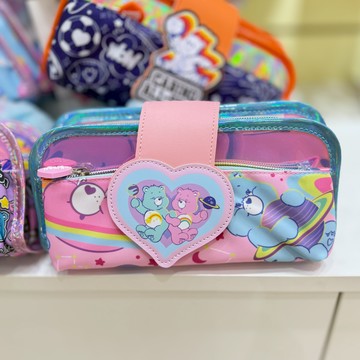CARE BEARS 彩虹熊 多功能 鉛筆盒 筆袋 雷射光邊框 代購