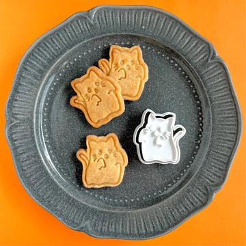 萬聖節貓鬼[餅乾模具]