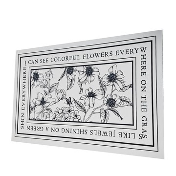 硅藻泥軟墊  80 x 50cm  半夏花園