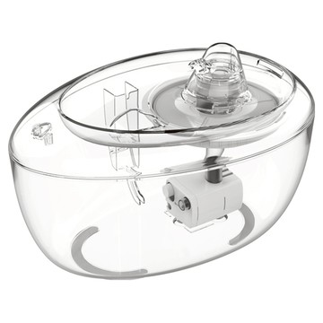 小鴨寵物循環飲水機  透明灰  1個