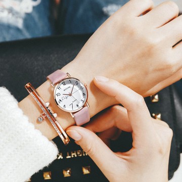 年新款學生手表女ins超火簡約潮流高中生網紅抖音女士手表