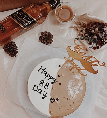 香橙威士忌咖啡慕斯戚風/可代寫卡片