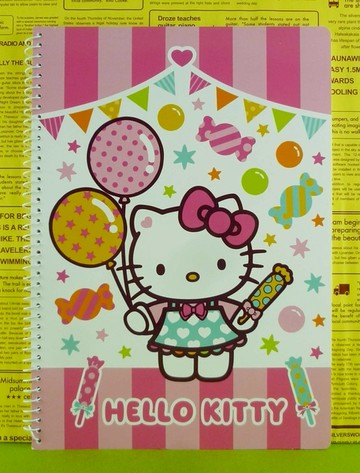 【震撼精品百貨】Hello Kitty 凱蒂貓~筆記本~氣球~粉【共1款】