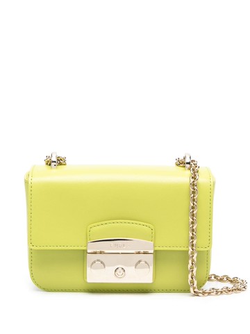 Furla - mini Metropolis shoulder bag - women - Calf Leather - One Size - Green