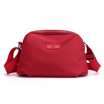 側背包尼龍肩背包-防潑水純色休閒百搭女包包4色73zp21【獨家進口】【米蘭精品】