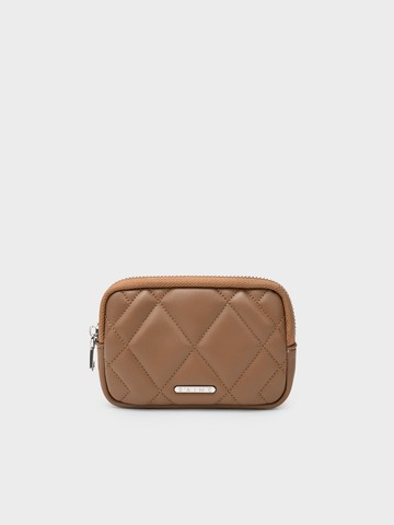 S'AIME 菱格絎縫方型零錢包