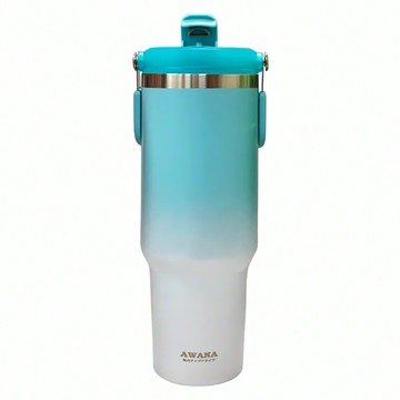AWANA 繽紛運動手提酷冰杯 MA-1200 10 x 8 x 27.5cm  漸層藍  1.2L  1個