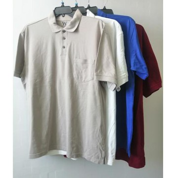 外貿歐版特大號polo衫男短袖大碼商務休閑寬松薄款翻領肥佬工作服