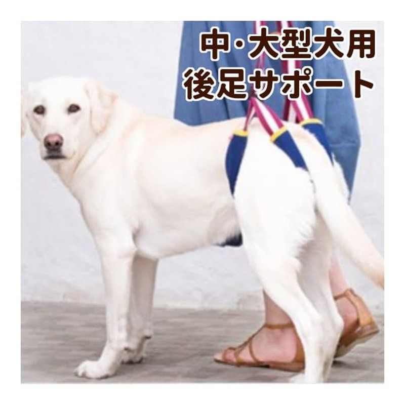 介護用歩行補助ハーネス LaLaWalk ＳＴＥＰ 中型犬 大型犬用 後足