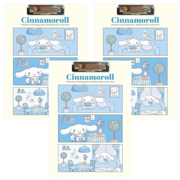 三麗鷗 大耳狗喜拿 V2 A4板夾  藍色  3個