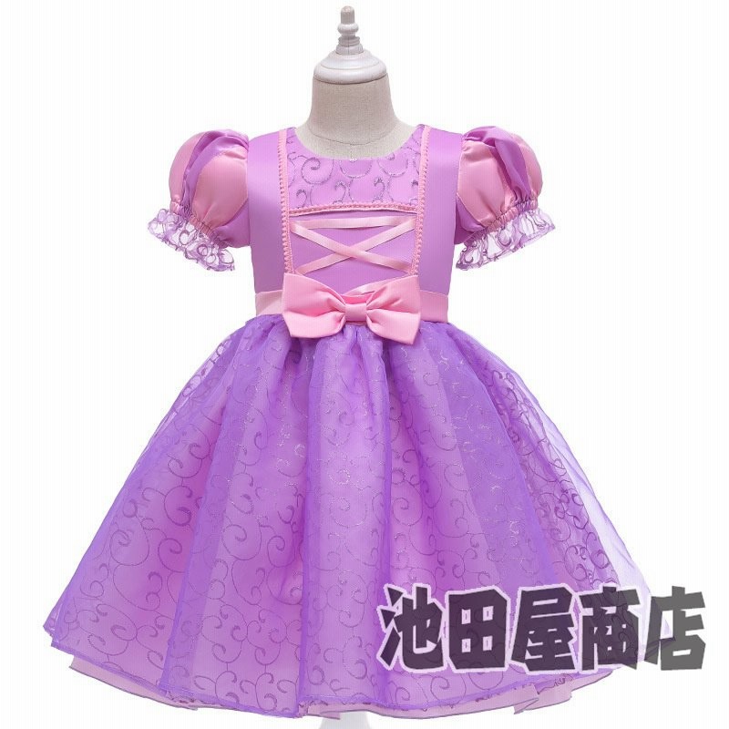 22プリンセス ワンピースドレス ラプンツェル ディズニー好きに ハロウィン コスプレ なりきり 子供 ドレス コスチューム Halloween特集 クリスマス 通販 Lineポイント最大get Lineショッピング