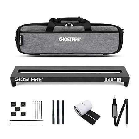 Ghost Fire Guitar Pedal Board Aluminum Alloy Effect Pedalboard with Carry Bag,V series (V-BABY 2) 並行輸入