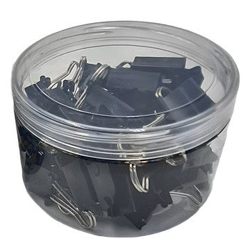 OTO歐迪奧文具 多功能強力長尾夾 25mm 黑色  96個  1盒