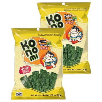 Konomi 相撲手 脆紫菜 山葵風味  32g  2包