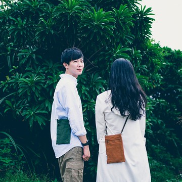 帆布輕便小扁包(手機包)-訂製