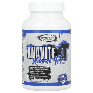Gaspari Nutrition, Anavite Xtreme 測試配方，90 片