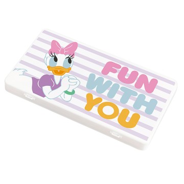 【Disney 迪士尼】口罩隨身收納盒-唐老鴨系列 黛西FUN （184*104*15mm）_廠商直送