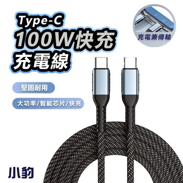【隔日到貨】100W 超級快充 充電線 傳輸缐 支援 蘋果 加粗編織缐 筆電充電 type-C 高速穩定高效充電