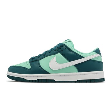 Nike 休閒鞋 Wmns Dunk Low 女鞋 男鞋 薄荷綠 白 低筒 皮革 經典 Geode Teal DD1503-301