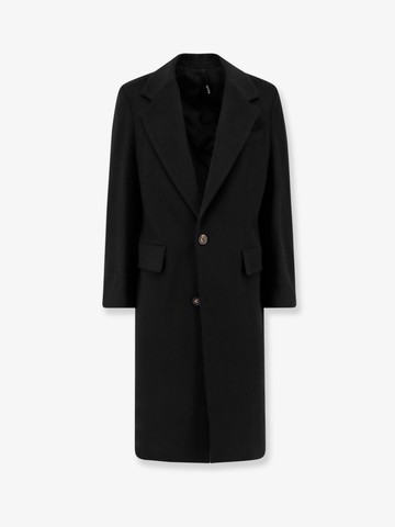 Cashmere coat with satin lining - HEVO - gender_Man