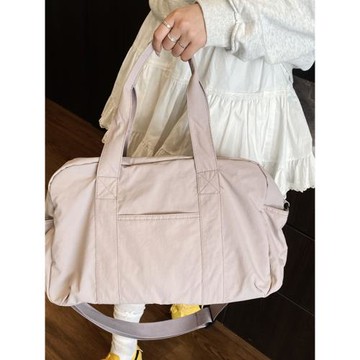 短途旅行包女小型輕便防水手提包大容量可掛拉桿箱運動斜挎健身包