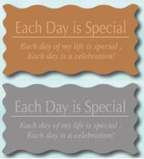 [零售量]《 貼紙 》橫長鋸齒型/30張