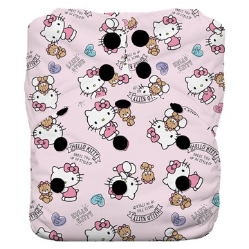 THiRSTiES AIO 有機棉壓扣一體式布尿布 SANRIO聯名款 OS(4-18kg)  Hello Kitty Dear Bear  1件